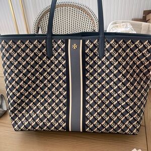 Tory Burch blue tote